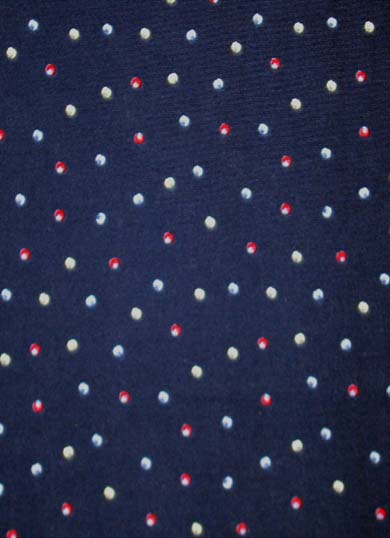 Percale Pillow Sham - Colorful Dots on Navy