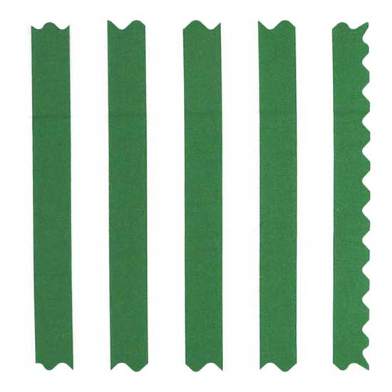 Fabric Shop - Forest Green Stripe Fabric - Yard