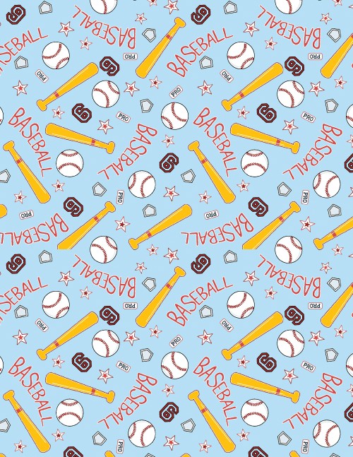 Bassinet - Baseball Fun - Fitted