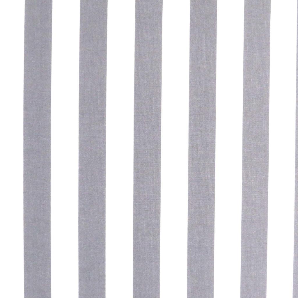 Crib / Toddler - Grey Stripe - Fitted-flat
