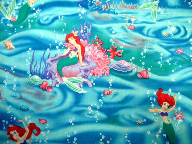 Little Mermaid Portable Crib Bedding Little Mermaid Portable Crib Bedding