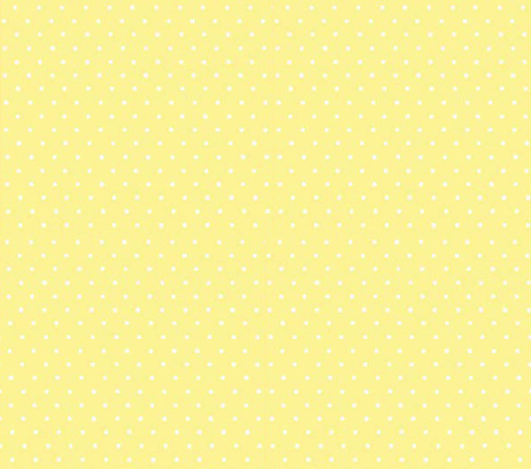Pastel Yellow Pindots Woven