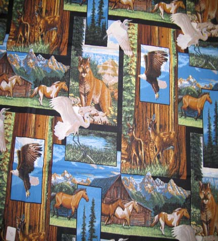 Round Crib - Jungle Animal - 42`` Fitted Picture