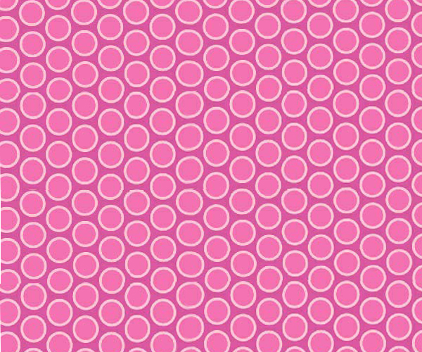 Primary Bubbles Pink Woven