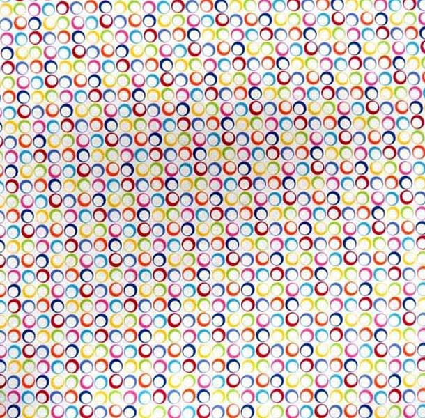 Primary Colorful Rings Woven