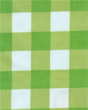 Green Large Gingham Check - Woven
