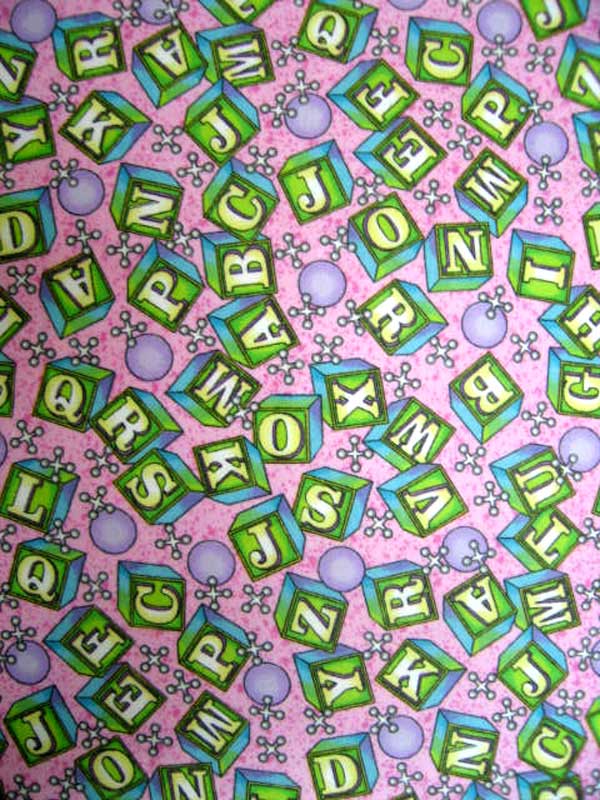 ABC Blocks Pink