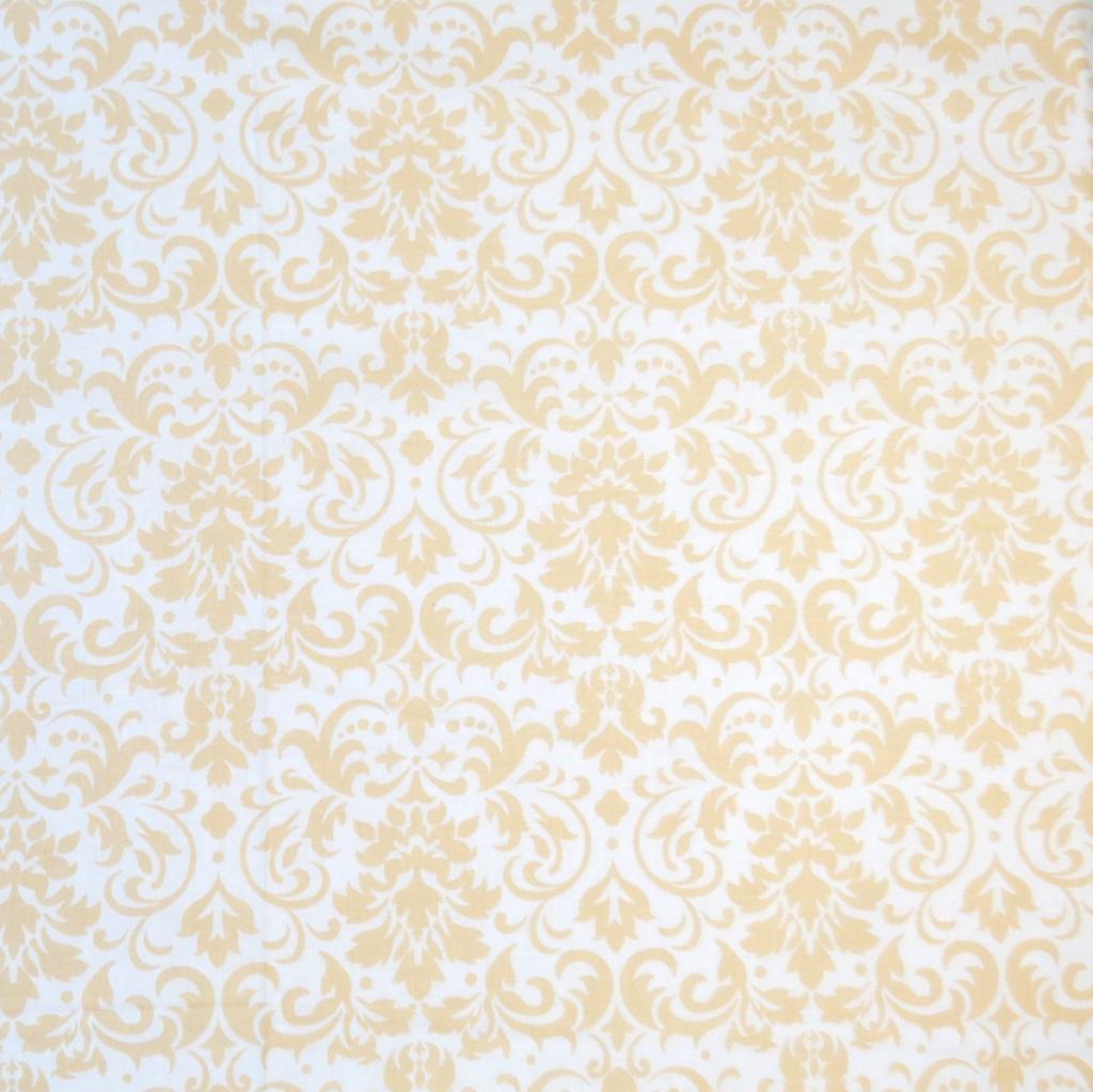 CR-W991 Cradle - Cream Damask - Fitted sku CR-W991