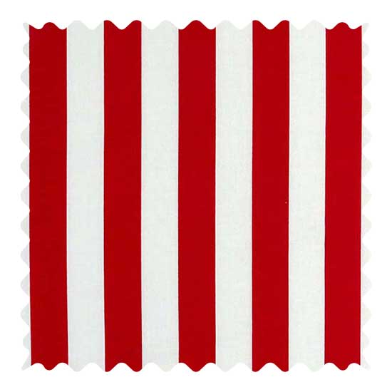 Fabric Shop - Red Stripe Fabric - Yard