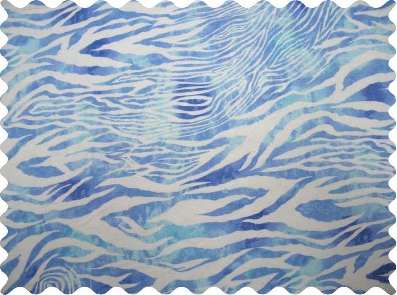 Blue Zebra Fabric Fabric Shop Sheets Sheetworld