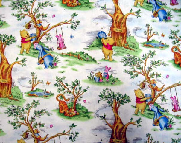 Pooh Colorful Toile Pooh Colorful Toile