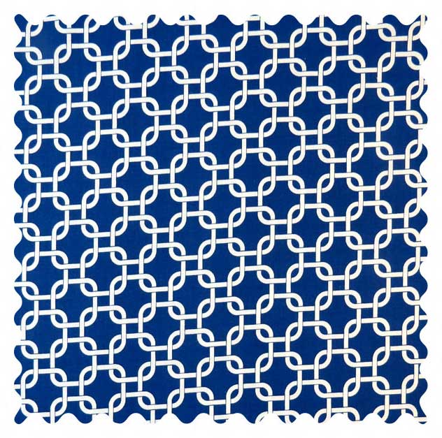 Fabric Shop - Royal Blue Links Fabric - Yard