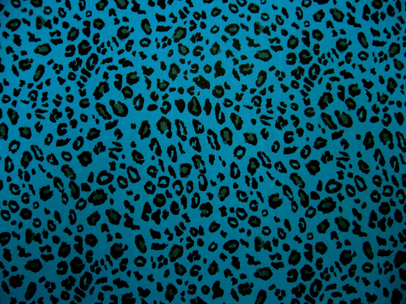 Teal Leopard Crib / Toddler Sheets Sheetworld