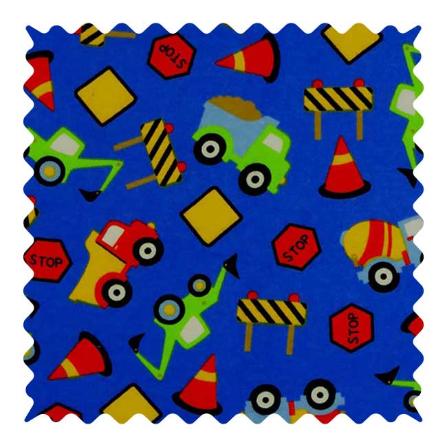 F568 Fabric Shop - Construction Zone Fabric - Yard sku F568