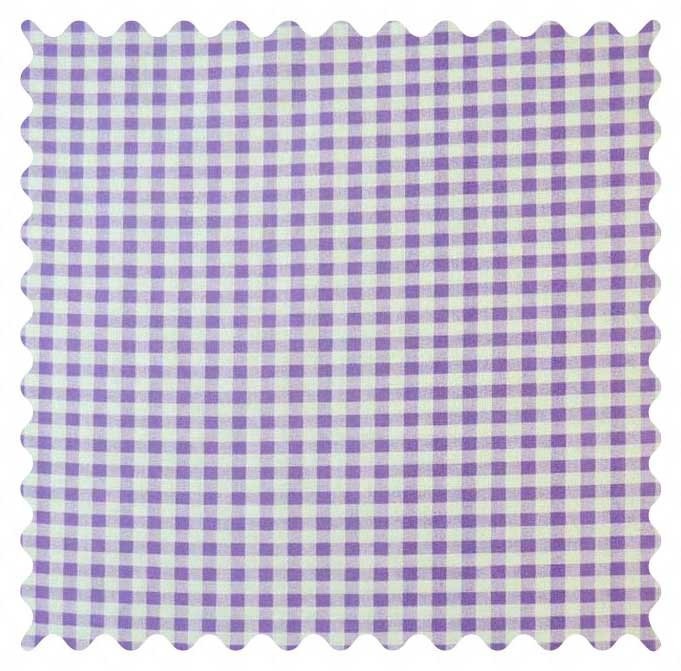 Fabric Shop - Lavender Gingham Check Fabric - Yard