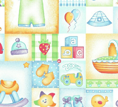 Baby Boy Squares