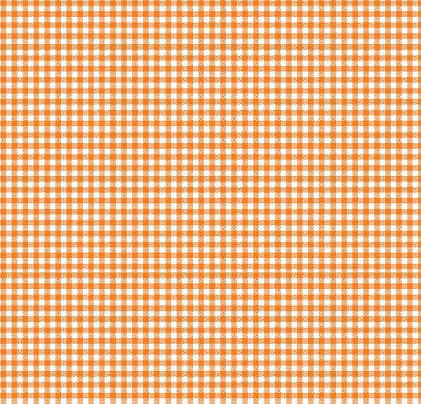 Primary Orange Gingham Woven