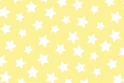 Stars Pastel Yellow Woven