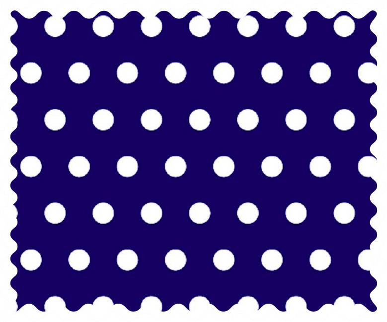 Fabric Shop - Polka Dots Royal Fabric - Yard
