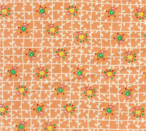 Cradle - Orange Flower Garden - Matching Comforter