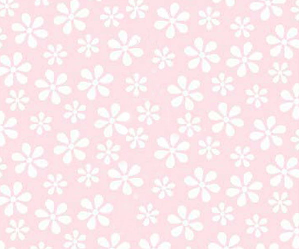 Pastel Pink Floral Woven