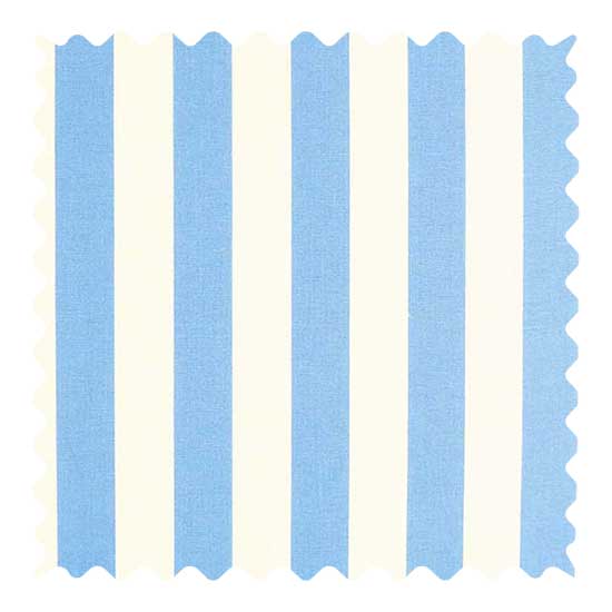 Fabric Shop - Blue Stripe Fabric - Yard