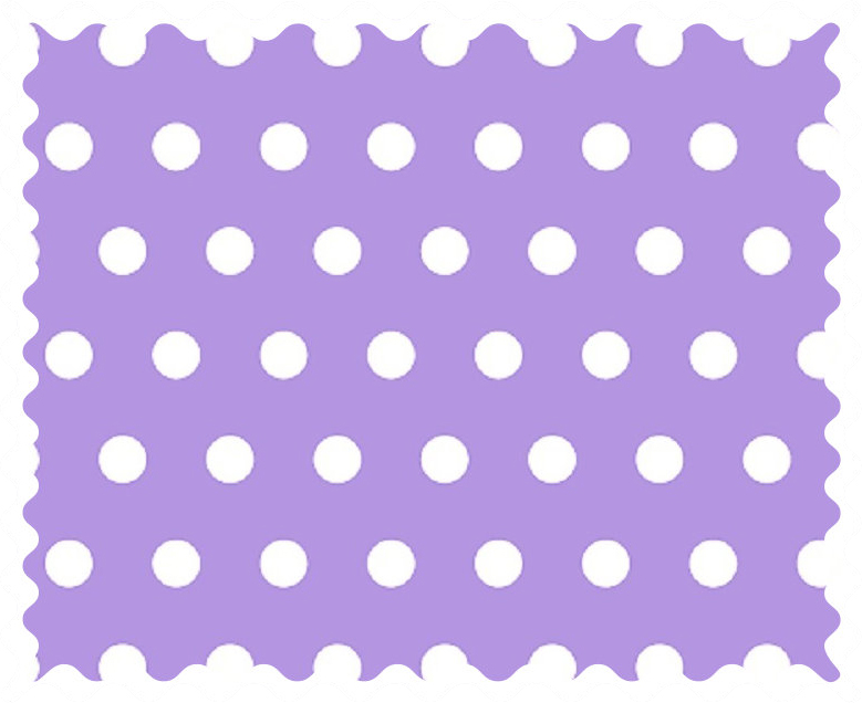 Fabric Shop - Polka Dots Lavender Fabric - Yard