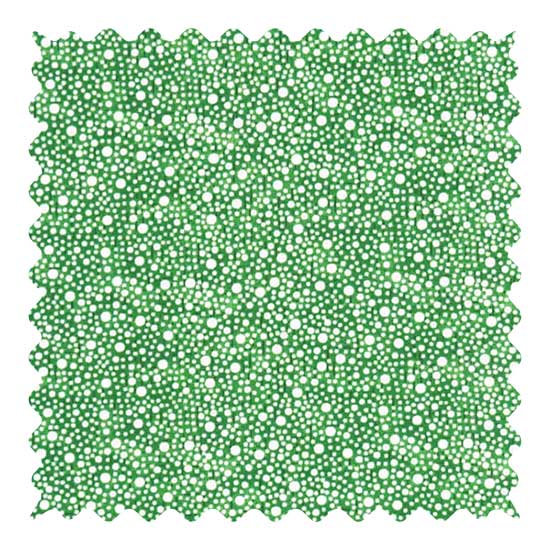 Fabric Shop - Confetti Dots Green Fabric - Yard