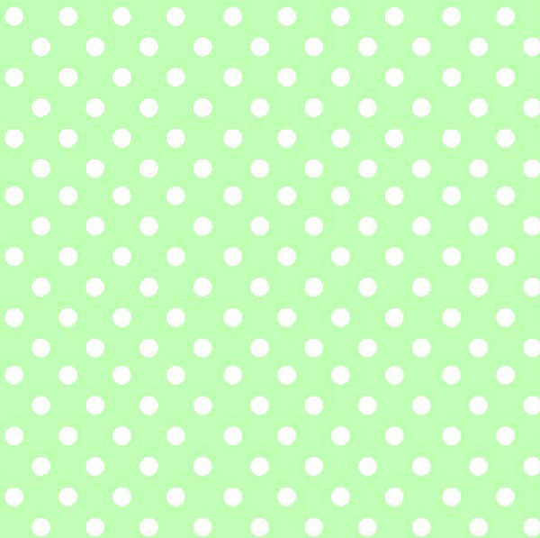 Pastel Green Polka Dots Woven