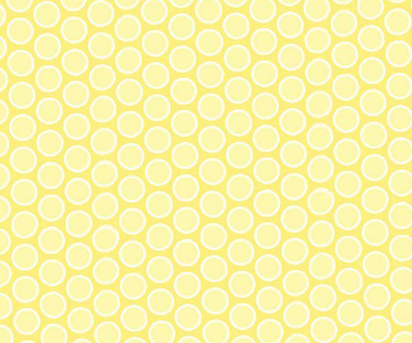Pastel Yellow Bubbles Woven