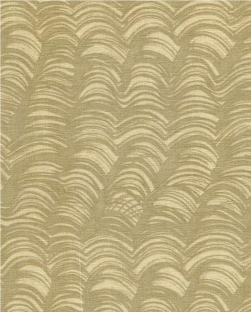 Portable / Mini Crib - Taupe Waves - Fitted