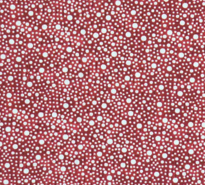 Bassinet - Confetti Dots Burgundy - Fitted