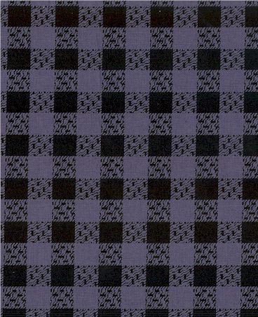 Purple & Black Gingham - Woven