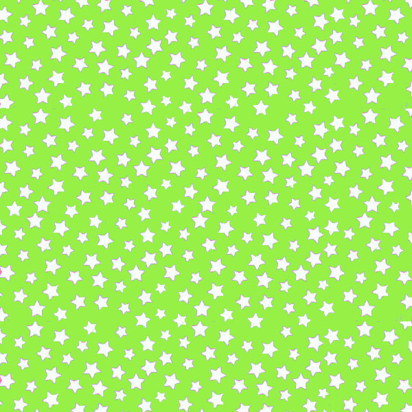 Primary Stars White On Green Woven