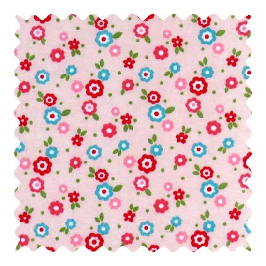 Fabric Shop - Mini Floral Pink Fabric - Yard