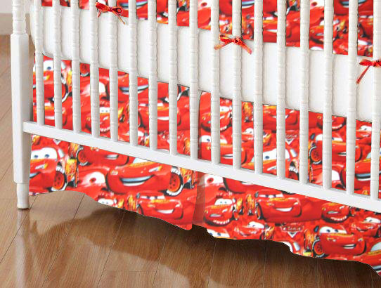 mini crib skirts mini crib skirt lightning mcqueen tailored lightning mcqueen crib sheets
