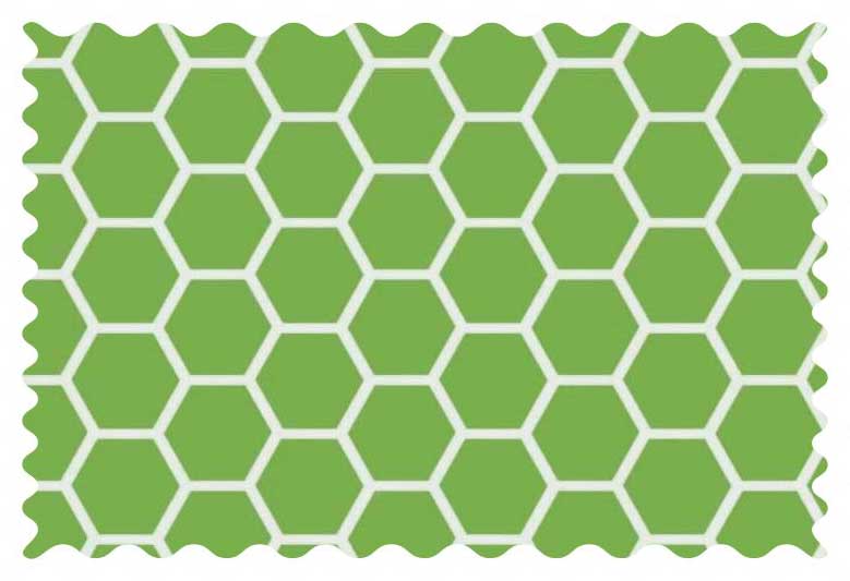 Fabric Shop - Citrus Honeycomb Fabric - Yard