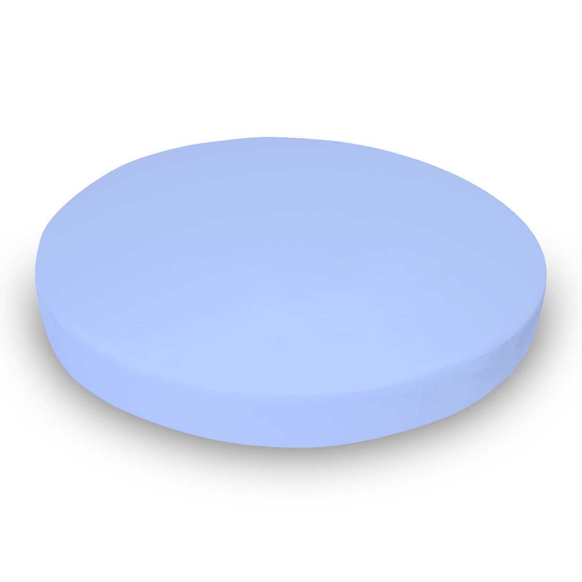 Oval Crib (Stokke Sleepi) - Flannel FS4 - Blue - Fitted  Oval