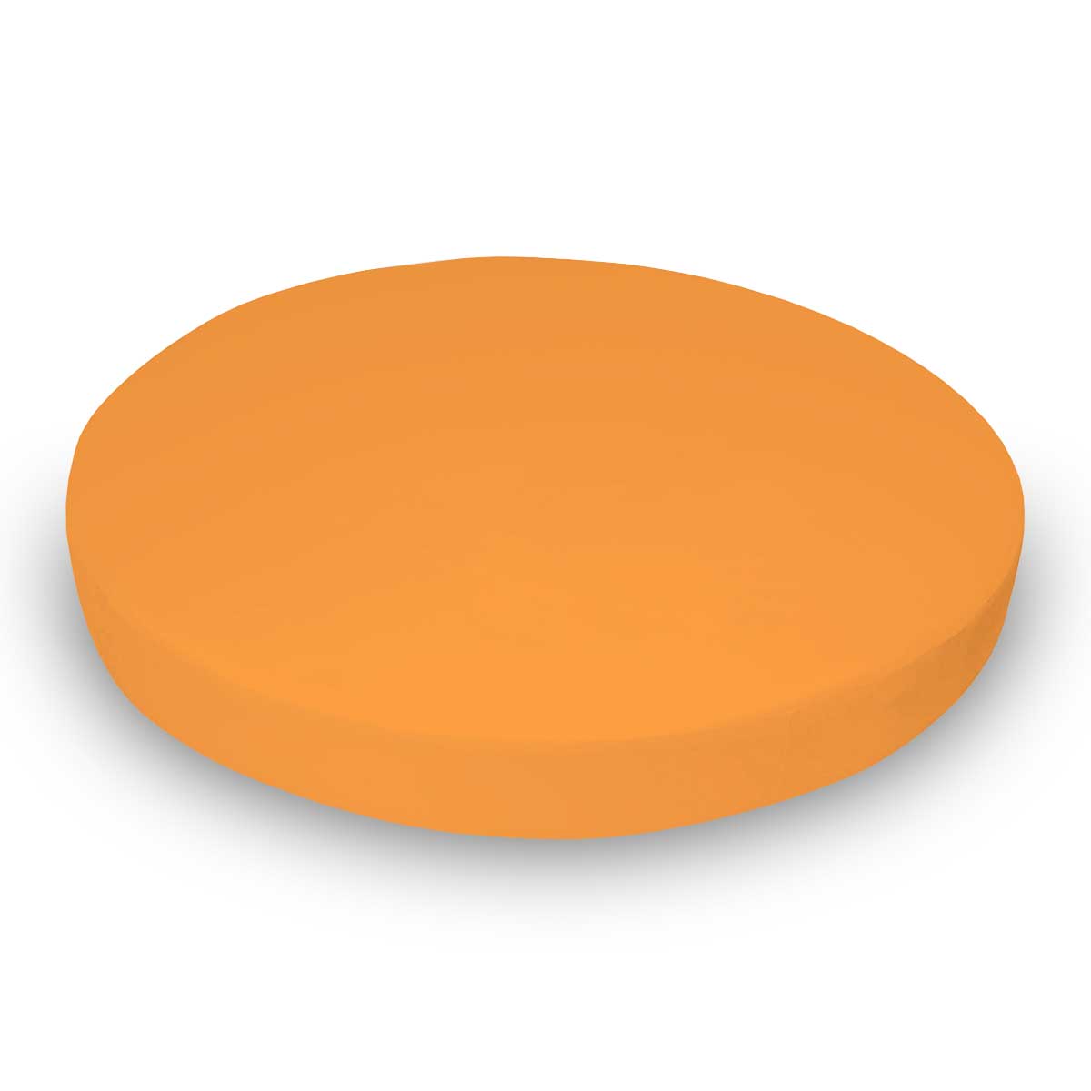 Oval Crib (Stokke Sleepi) - Solid Orange Jersey Knit - Fitted  Oval