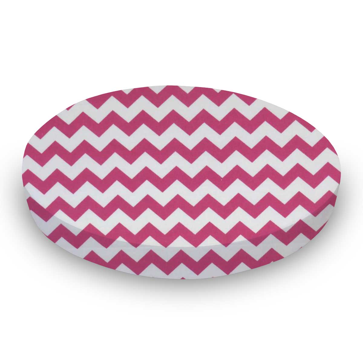 hot pink chevron zigzag oval crib stokke sleepi sheets sheetworld pink chevron sheets