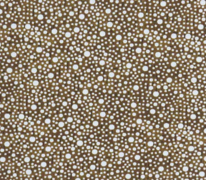 Stroller Bassinet - Confetti Dots Brown - Fitted