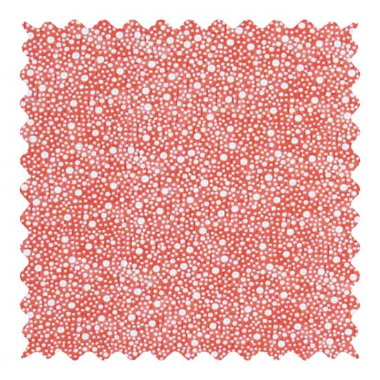 W1121 Fabric Shop - Confetti Dots Coral Fabric - Yard sku W1121