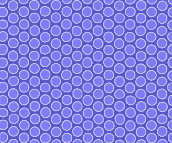 Primary Bubbles Blue Woven