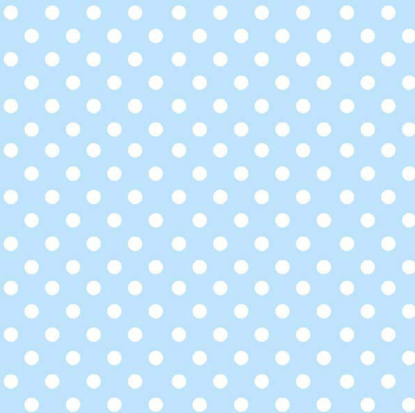 Pastel Blue Polka Dots Woven