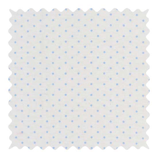 Fabric Shop - Blue Pindot Jersey Knit Fabric - Yard