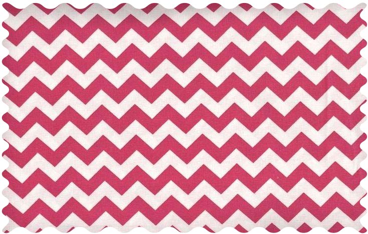 Fabric Shop - Hot Pink Chevron Zigzag Fabric - Yard