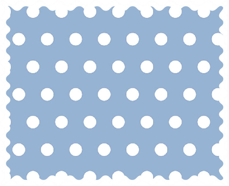 W911 Fabric Shop - Polka Dots Blue Fabric - Yard sku W911
