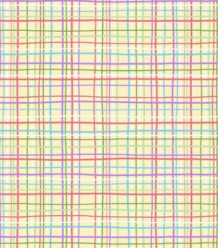 Basket - Flannel - Pastel Yellow Baby Plaid - Fitted::