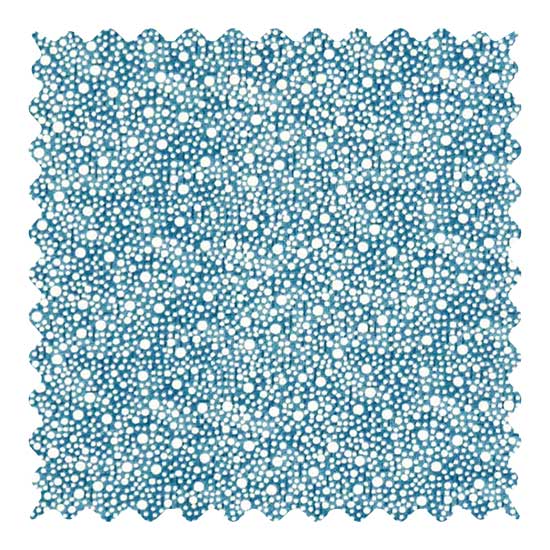 Fabric Shop - Confetti Dots Blue Fabric - Yard