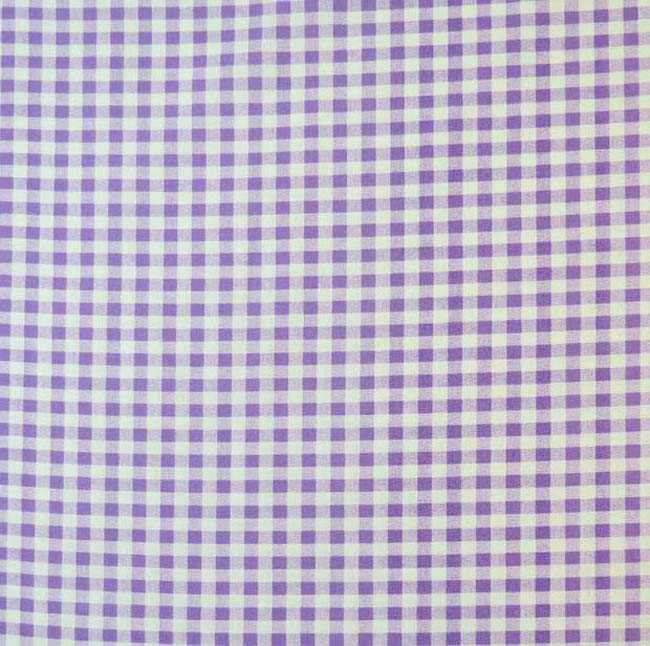 Stroller Bassinet - Lavender Gingham Check - Fitted